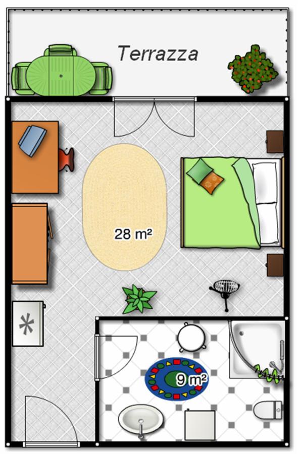 Mini hotel Орбетело Екстериор снимка